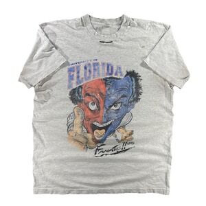 Vintage University Of Florida Fanatic T-Shirt Mens XL Distressed College UF NCAA